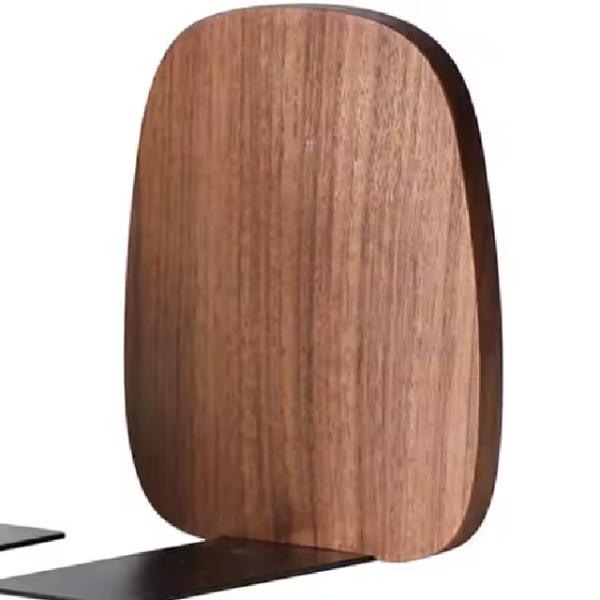 Premium Wooden Desktop Bookends - Luxurious Design for Neatly Organizing Books.