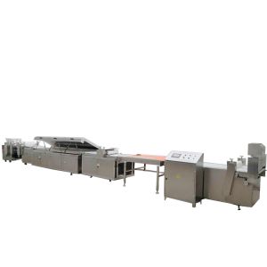 Cheap Full Automatic P403 Nutrition Granola Peanut Bar Production Line with Cutting unit&amp;bar Separating system&amp;Conveyor for sale