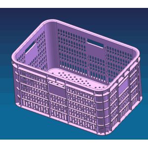 Fruit Crate Plastic Injection Mould Auto Drop Cold Runner for Lybia
