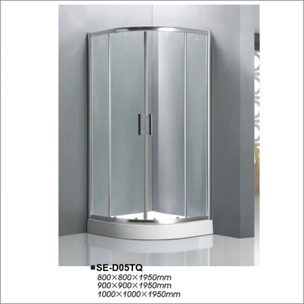 Quality Modern Sliding Door Shower Enclosures , Framed Quadrant Shower Cubicles wholesale