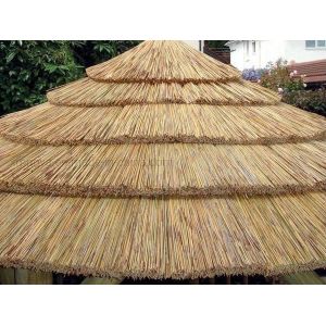 African Garden Decoration PVC Material Component Brick Red Fireproof Thatch
