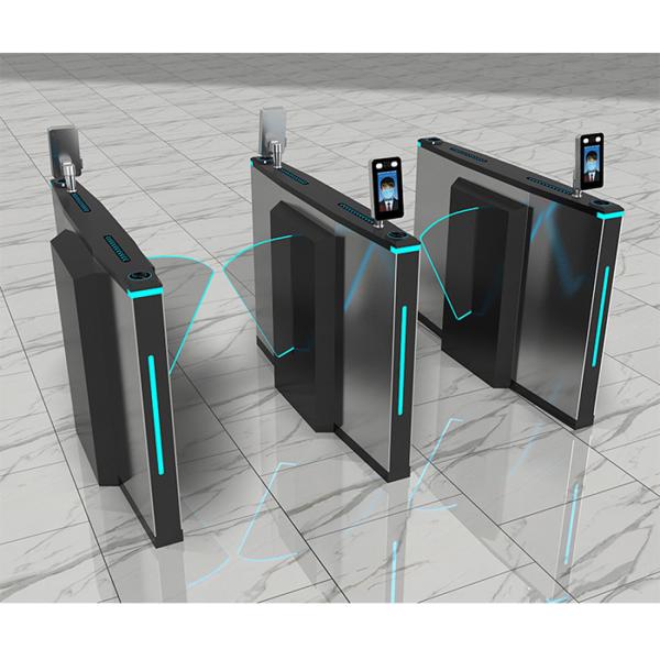 Customized Biometric Flap Barrier Turnstile with TCP / IP / R485 Communication
