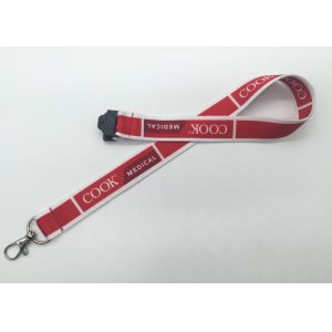 Customized Background Dye Sublimation Lanyards , Cell Phone Holder Lanyard