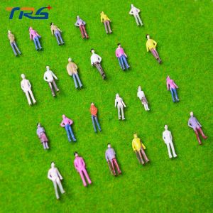 1:75 scale model train building ABS plastic people 2.5cm for model building