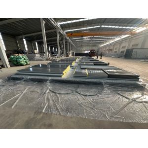 Quick Assembly Container Office Waterproof Fireproof Modular Steel Frame Flat