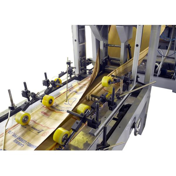 Automatic Kraft Paper Multiwall Bag Making Machine 4 Colors Synchronized Printing