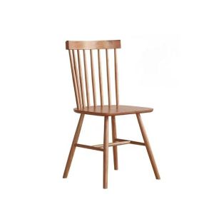 Nordic solid wood Windsor chair solid wood dining chair back chair exit simple