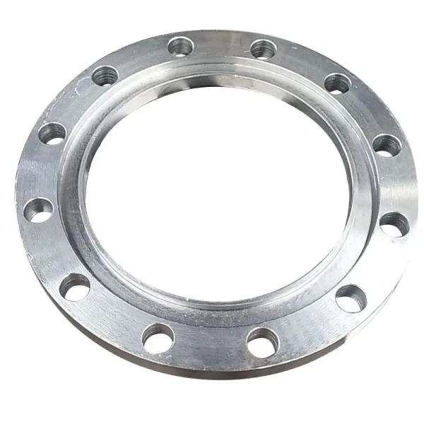 Gr5 Alloy Titanium Flat Welding Flange Class 150 Slip On Flange Natural Gas Pipe