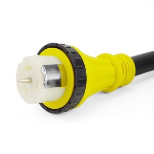 Cheap Marine Shore Power Cord SS2-50 Male to Female 50A 125V/250V 100FT 6FT/8FT/10FT/12FT/25FT Length Copper Conductor Material for sale