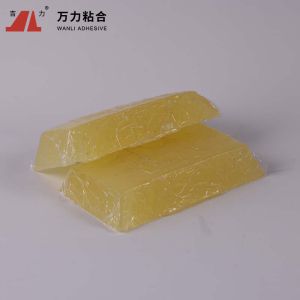 Solid Yellow Hot Melt Kraft Paper Tape TPR Glue For Corrugated Boxes TPR-6258C