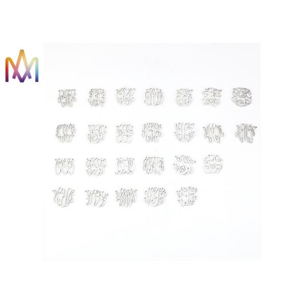 Baroque Style A-Z Alphabet Hollow SS DIY Metal Charms