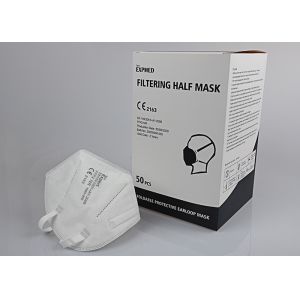 ROSH Approved Headband Face Mask , 5 Layer FFP2 Foldable Dust Mask