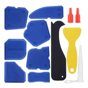 Caulking Tool Silicone Sealant Finishing Grout Tools Kit 12 Pieces Caulk
