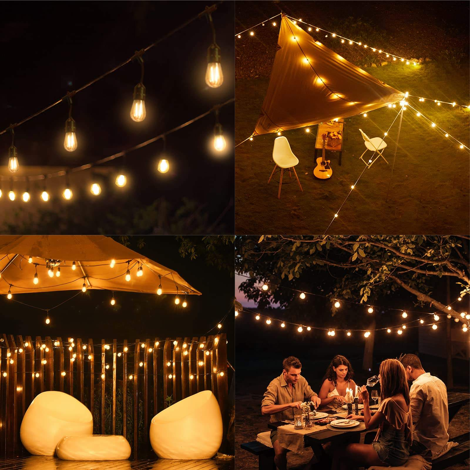 Shatterproof & Waterproof , Creative Shaped String Lights for Outdoor Holiday