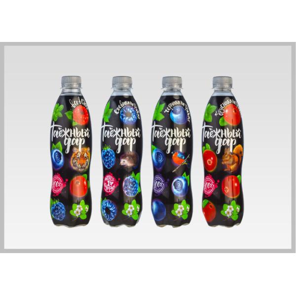 Quality Printed Heat Shrink Bottle Sleeves , Personalized Labels For Water Bottles PVC Shrink Films wholesale