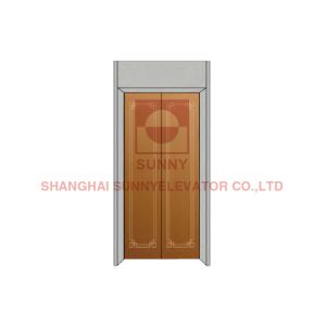 Double Door Knife Passenger Elevator With Plc Controlled System