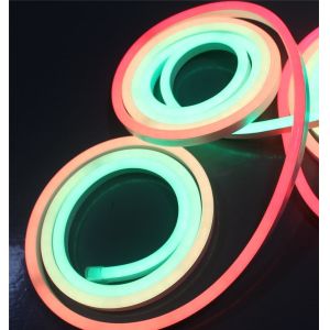 Topsung slim neon flexi 12v 10x20mm led rgb neon 90 degree backward bendable
