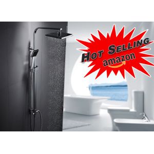 European Designed Brass Rain Shower Set Adjustable Handheld Shower ROVATE