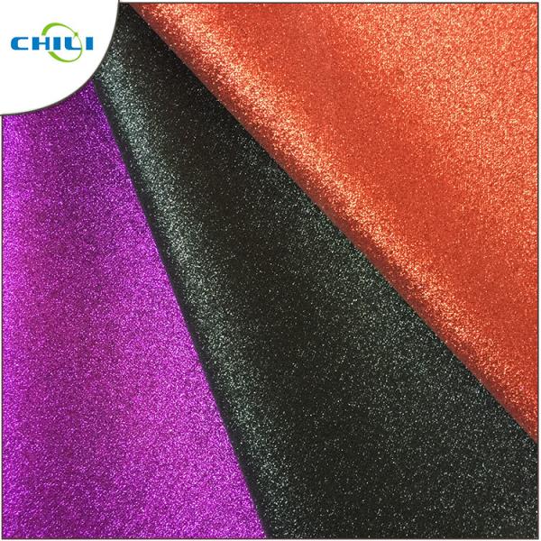 Quality Garment Glitter Fabric Wallpaper Anti Mildew High Brightness Moisture Proof wholesale