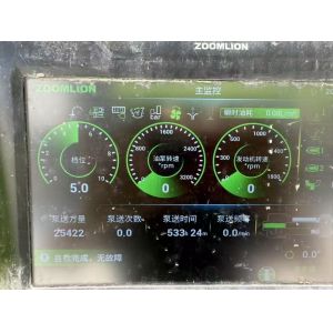 Used Zoomlion 70M Concrete Pump Truck 180 m³/h Capacity