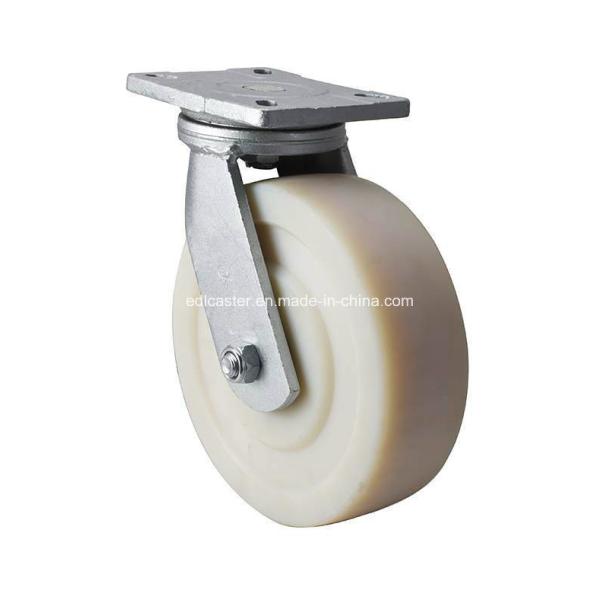 Quality 1800kg Zinc Plated 10" Edl Extra Heavy Duty Plate Swivel PA Caster Wheel 93110-26 wholesale
