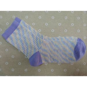 China Custom logo, design 100% Cotton knitted crew socks on sale