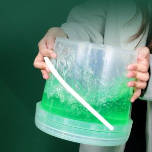 2L Plastic Pail Round Bucket Container for Paint Biscuit and Mouthwatering