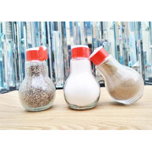 Stylish Kicthen Functional Shaker With Condiment 100ml Glass Spice Jar With PP