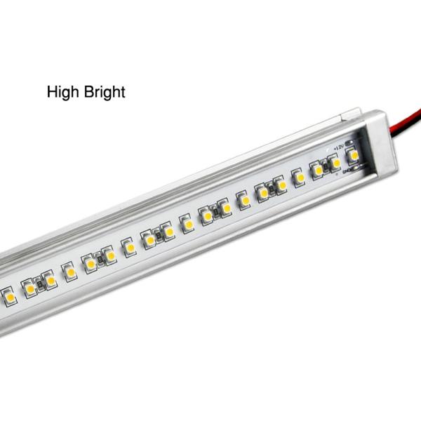 Aluminum 4.8W 60cm 225lm - 370lm SMD3528 Rigid LED Strip Light For Bar