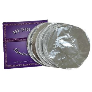 Round Square Aluminum Foil Shisha Paper Sheet With Hole For Customized Hookah