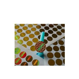 PVC Anti Counterfeiting Stickers 3D Holographic Tamper Evident Labels