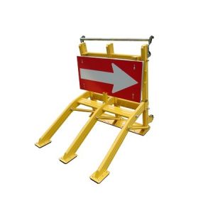 Electrostatic Spray Rubber Plates Mobile Vehicle Barrier Foldable Design