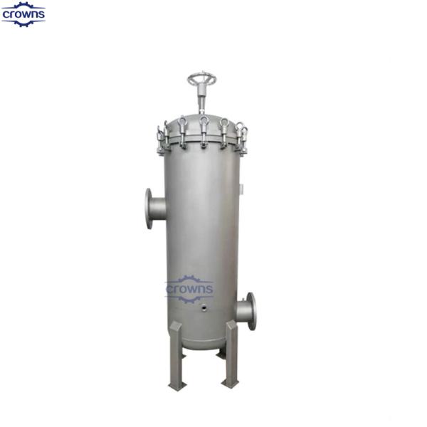 Stainless steel cartridge filter housing with cartridge PP/PE/PTFE/metal cartridge 0.1 micron