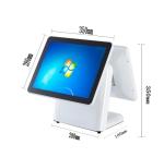 All In One Dual - Core 2.0 GHz Dual Screen Pos CJ - T620D With 15" LCD Display