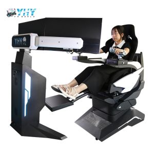 3 Screens Vr Rc Plane Simulator Chair Goggles Virtual Reality Experience
