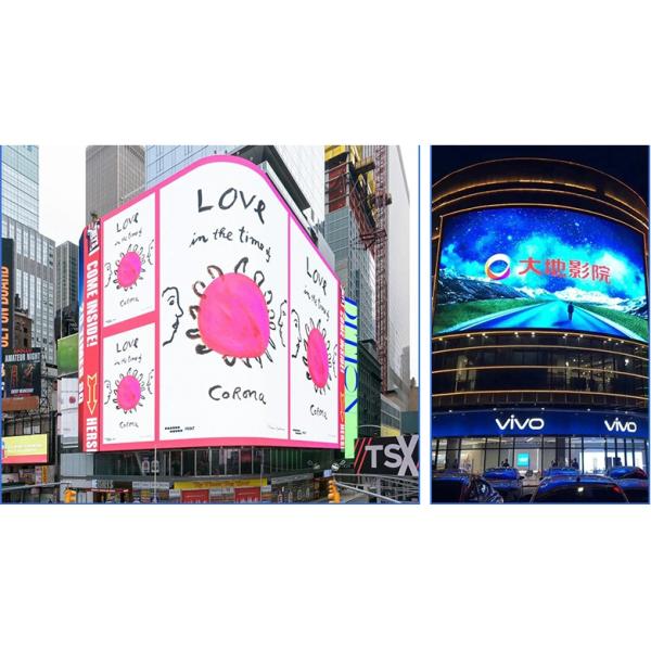 45° design Indoor Outdoor LED Screen Module 14bit P2.97/P3.91 250*500mm Module Size