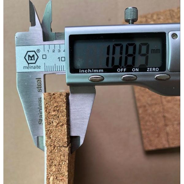 Quality Factory Wholesale 1''x1''x0.5''Glass & Mirror Seperating Cork Pad with PVC Foam Backing wholesale