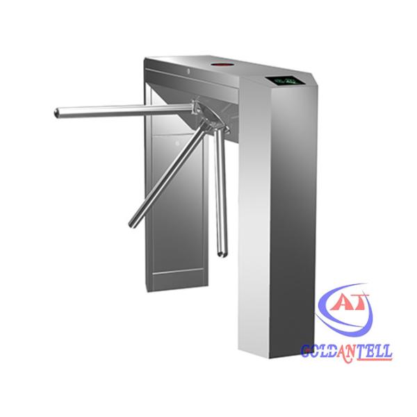Bidirectional Pedestrian Tripod Turnstile Gate With Access Control System / LED