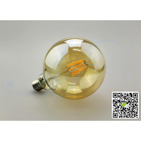 Good Quality Led Edison Bulb G125 Clear Amber Glass Dimmable 6w 8w 12w Vintage Filament Bulb