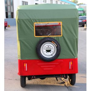 Semi Enclosed Gas 80km/H 150cc Motorized Passenger Tricycle