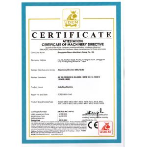 FK811 Automatic Flat Labeling Machine for 15 mm Carton Flat Bag Labeling