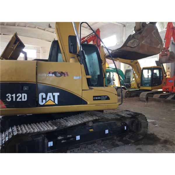 Quality Used Caterpillar 312D Crawler Excavator C4.2 ACERT engine 12T weight  with Original Paint wholesale
