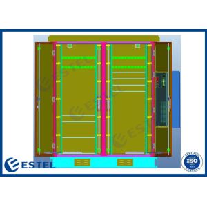 Two Compartment 19inch IP55 Outdoor Server Cabinet