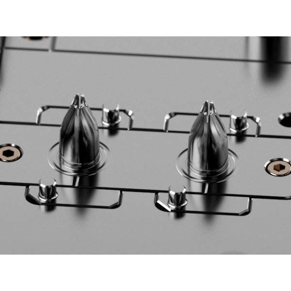 Cigarette cartridge holder+oil tank (2+2) / Cold runner / Three-plates mold No.24501