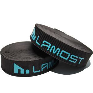 Polyester Nylon 1 Inch 25mm Silicone Gripper Elastic For Clothing