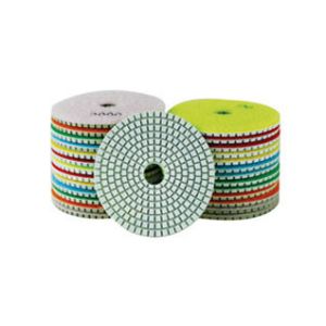 Fast Speed Diamond Polishing Pads 2-3mm Thickness High Gloss Finishes In Short