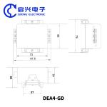 DEA4-GD Rail Series EMI Filter 3A-20A Single Phase High Performance Power Filter