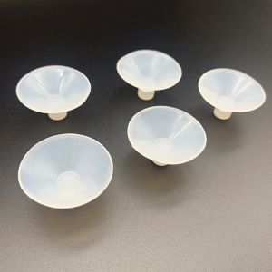 Transparent Silicone Suction Cup With Plastic Head For Precise Moulding