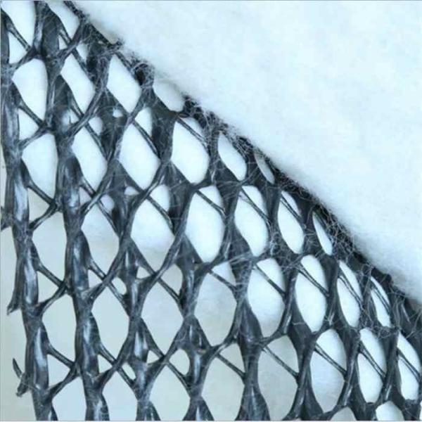 Geosynthetic Composite Drainage Net 3D Plastic Geocomposite Drain Net For Railway
