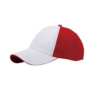 China 2 Tone 6 Panel Constructed Baseball Caps, Low Profile Adjustable Men And Women Caps on sale